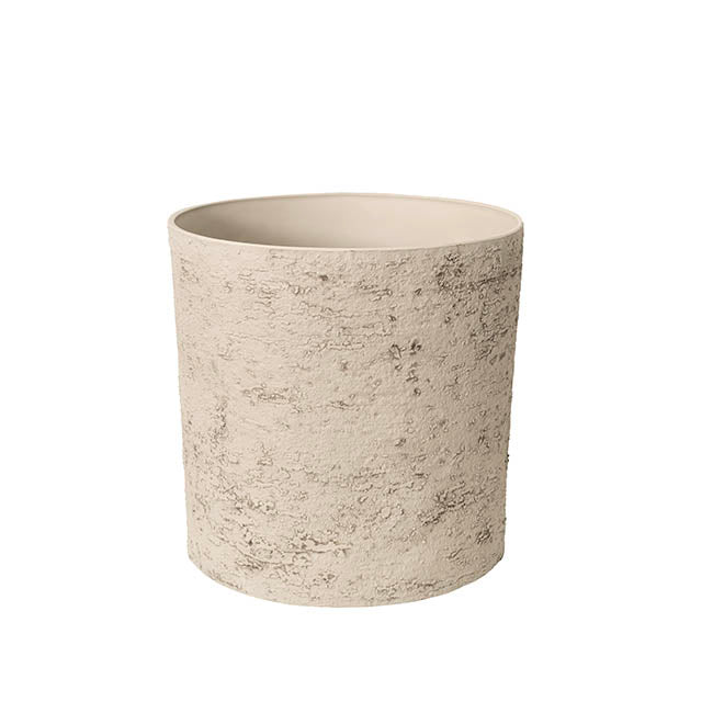 Alto Elements Large Cylinder Pot Country White(43Dx43cmH)