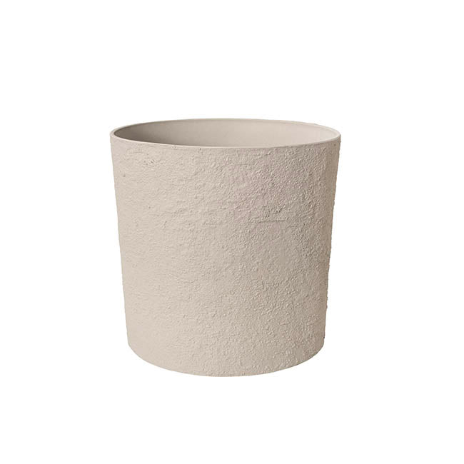 Alto Elements Large Cylinder Pot Set 3 Sandstone Beige