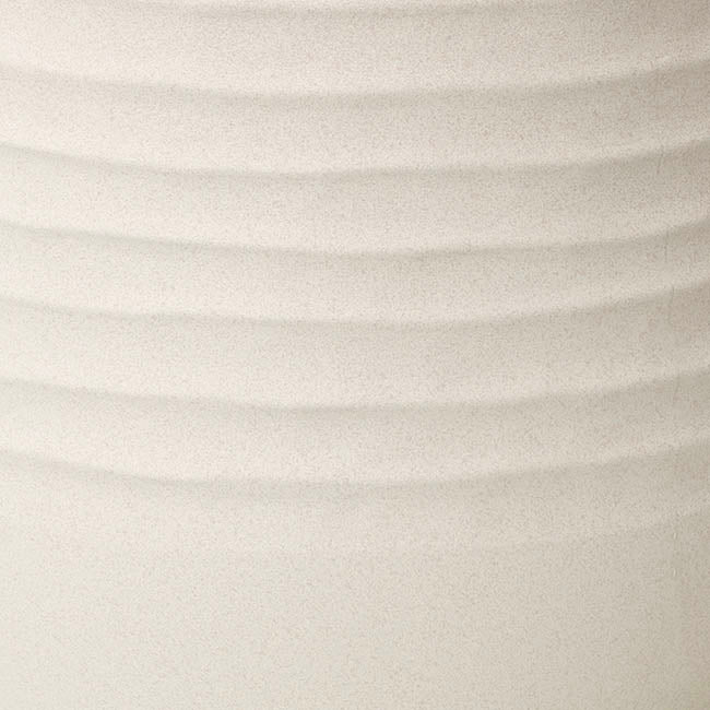 Alto Elements Linear Round Pot Sandstone Beige (30Dx28cmH)