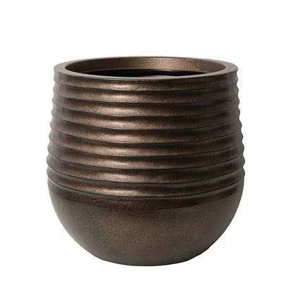 Alto Elements Linear Round Pot Set 3 Antique Brass