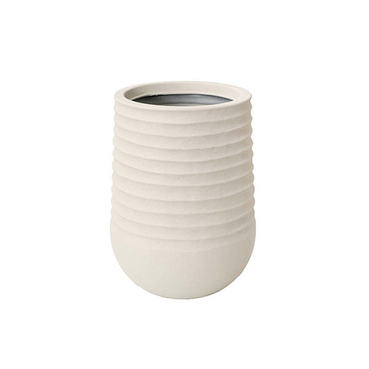 Alto Elements Linear Tall Pot Sandstone Beige (28Dx37cmH)