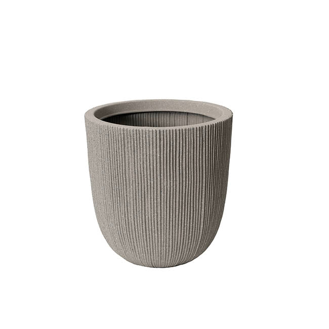 Alto Elements Large Ribbed U Shape Medit Beige (31Dx32cmH)
