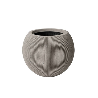 Alto Elements Large Ribbed Bowl Pot Set2 Mediterranean Beige