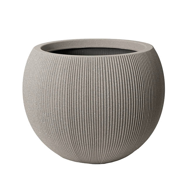 Alto Elements Large Ribbed Bowl Pot Set2 Mediterranean Beige