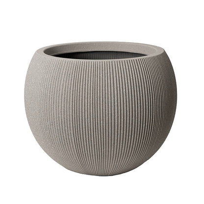 Alto Elements Large Ribbed Bowl Pot Set2 Mediterranean Beige