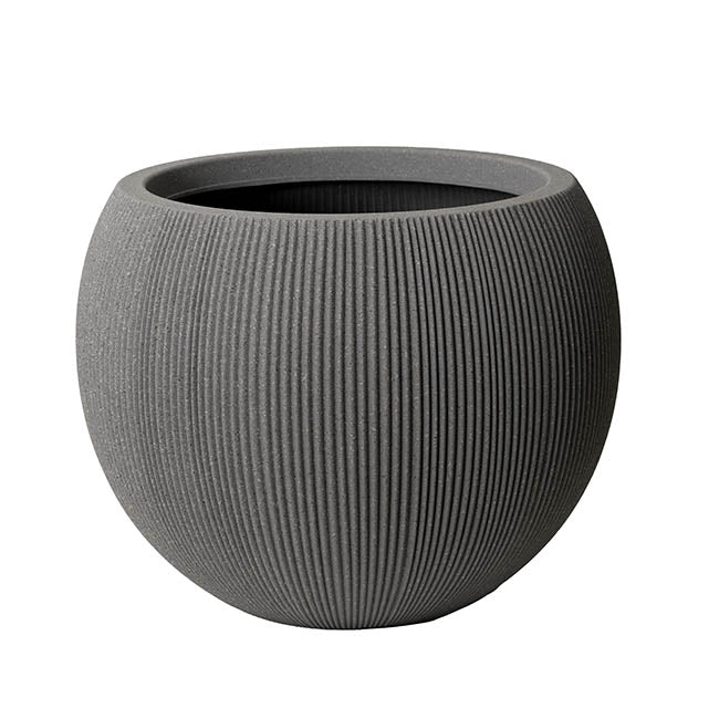 Alto Elements Large Ribbed Bowl Pot Set 2 Mediterranean Grey