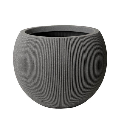 Alto Elements Large Ribbed Bowl Pot Set 2 Mediterranean Grey