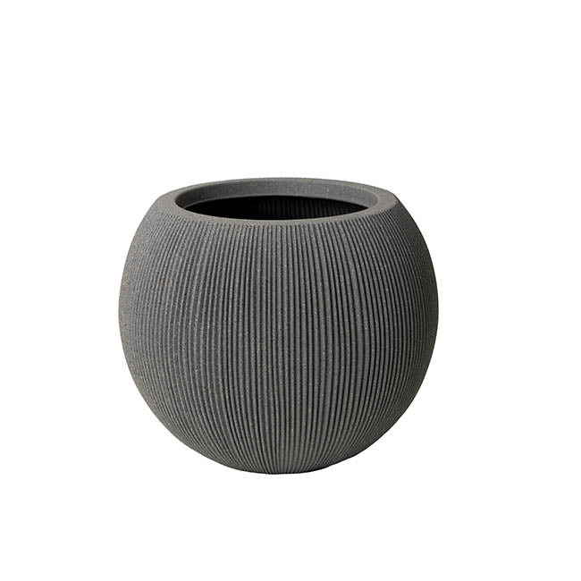 Alto Elements Large Ribbed Bowl Pot Set 2 Mediterranean Grey