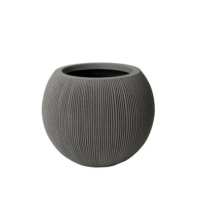 Alto Elements Large Ribbed Bowl Pot Set 2 Mediterranean Grey