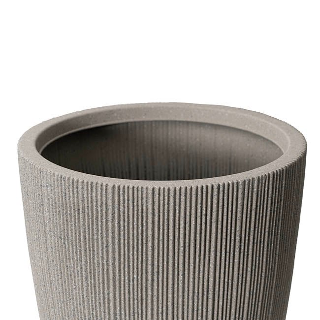Alto Elements Large Ribbed Tall Pot Medit Beige (44Dx58cmH)