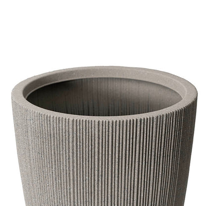 Alto Elements Large Ribbed Tall Pot Medit Beige (44Dx58cmH)