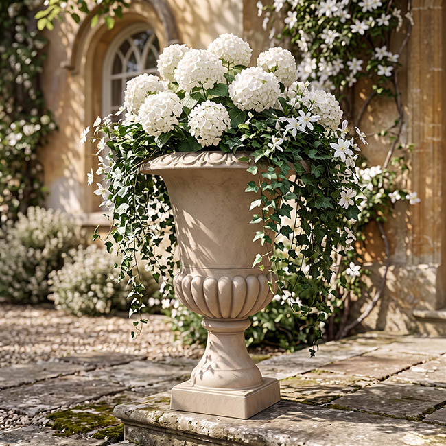 Alto Elements Heritage Ornate Urn Vintage Clay (46Dx61cmH)