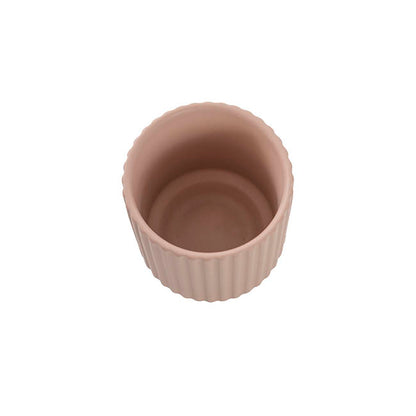 Ceramic Mykonos Muse Vase Matte Nude (8x8x9cmH)