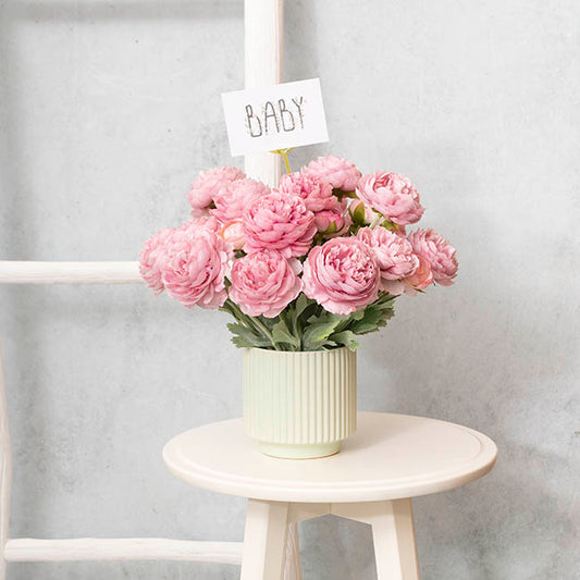 Ceramic Mykonos Muse Vase Matte Sage (11.5x11.5cmH)