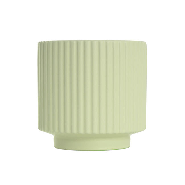 Ceramic Mykonos Muse Vase Matte Sage (11.5x11.5cmH)