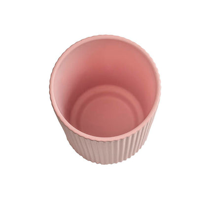 Ceramic Mykonos Muse Vase Matte Blush Pink (14x14x24cmH)
