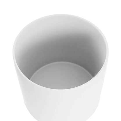 Ceramic Cylinder Dan Plant Pot Matte White (20x20cmH)
