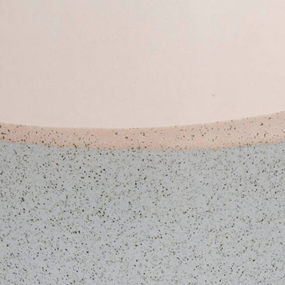 Ceramic Belly Two Tone Round Pot Dark Blue (10.5x9.5cmH)