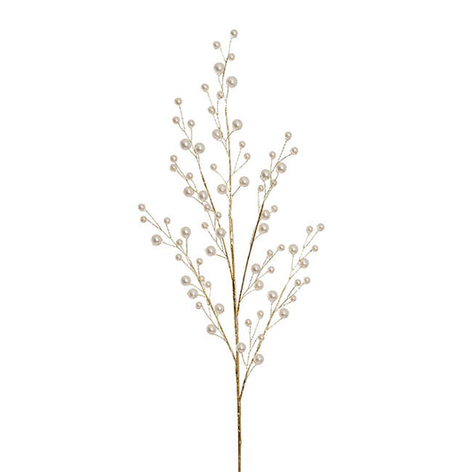 Ivory Pearl Spray Gold (70cmH)