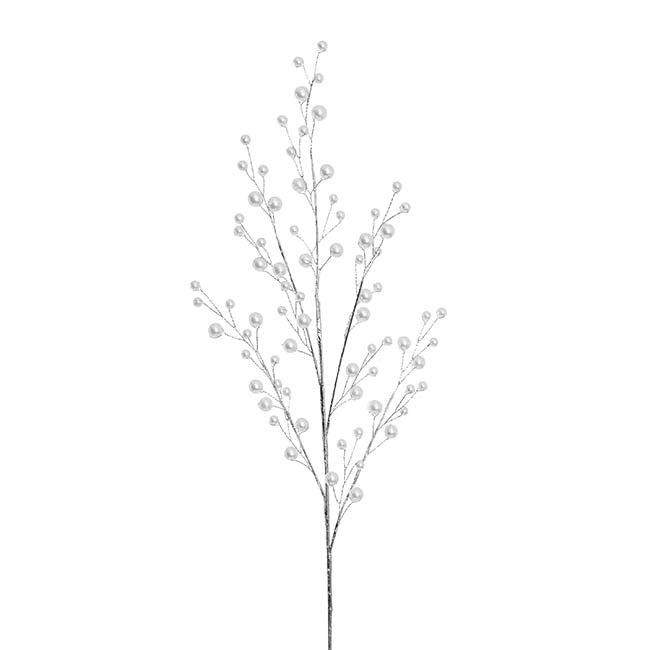 Ivory Pearl Spray White (70cmH)