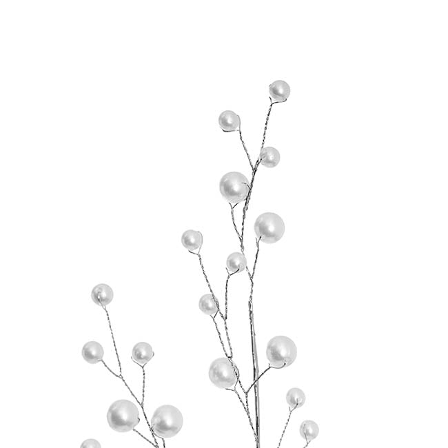Ivory Pearl Spray White (70cmH)