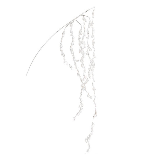 Acrylic Crystal Cascading Spray Silver (100cmH)