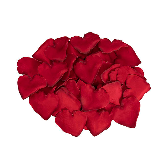 Rose Petals Large Heart Shape Dark Red (120PC Bag)