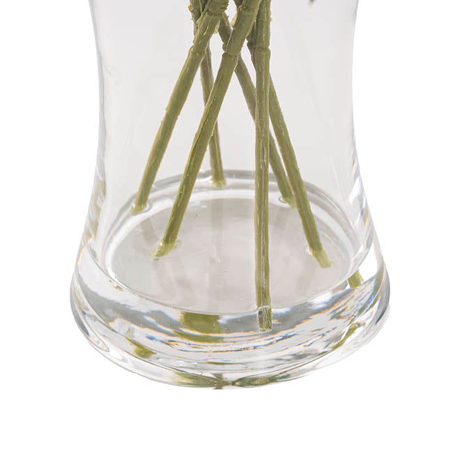 Sophia Flower Arrangement w Resin Water White (30x44cmH)