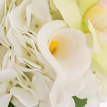 Stella Flower Arrangement w Resin Water White (20x25cmH)