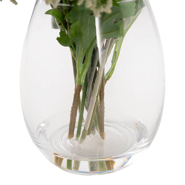 Lana Flower Arrangement w Resin Water Blue (31x50cmH)