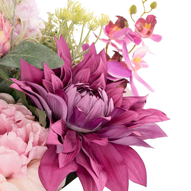 Katie Flower Bouquet Arrangement Purple (70cmH)