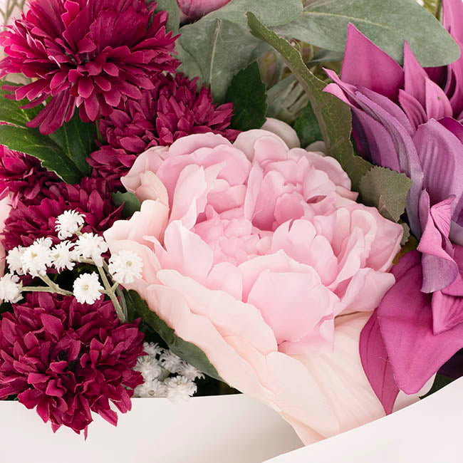 Katie Flower Bouquet Arrangement Purple (70cmH)