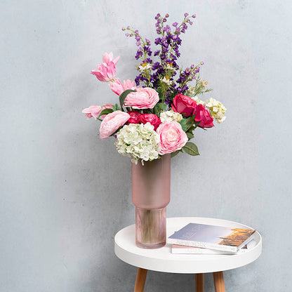 Leah Real Touch Flower Bouquet Arrangement Pink (85cmH)