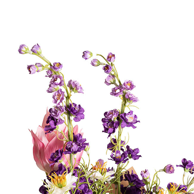 Leah Real Touch Flower Bouquet Arrangement Pink (85cmH)