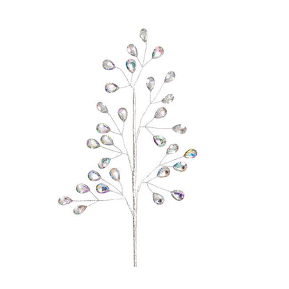 Acrylic Crystal Pick Iridescent Silver (42cmH)