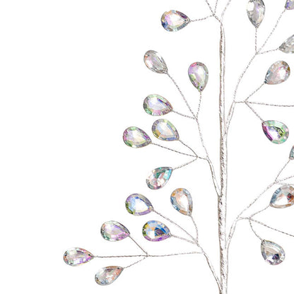 Acrylic Crystal Pick Iridescent Silver (42cmH)