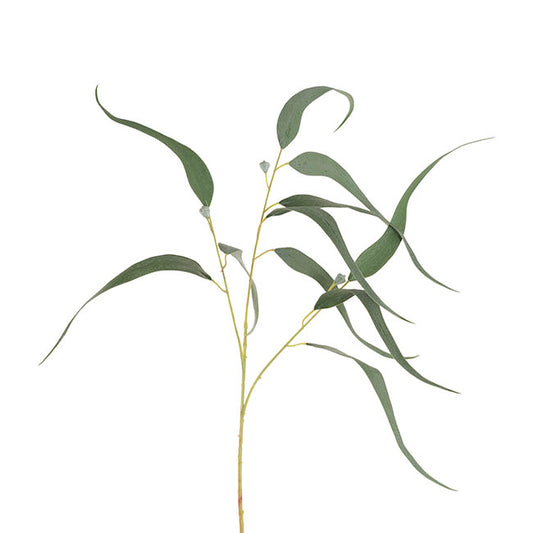 Willow Gumnut Leaf Spray Real Touch Green (85cmH)