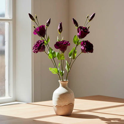 Lisianthus Spray Burgundy (89cmH)