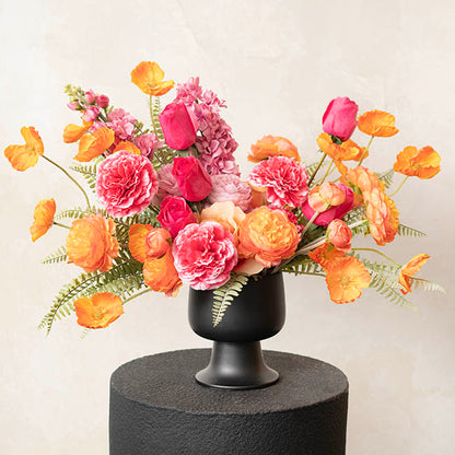 Bella Real Touch Rose Bud Hot Pink (60cmH)