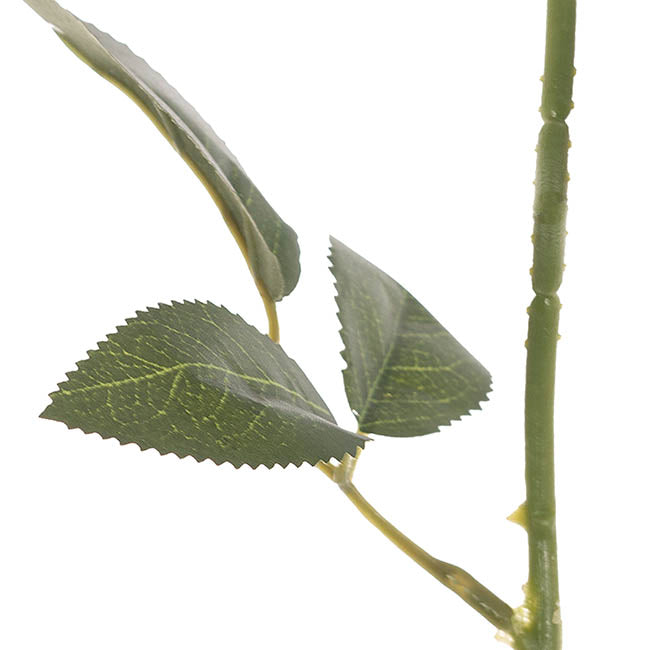 Velvet Rose Bud Stem White (54cmH)