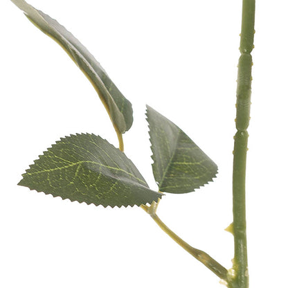 Velvet Rose Bud Stem White (54cmH)