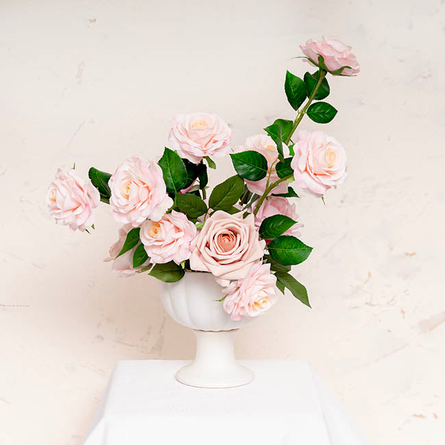 Miller Rose Open Real Touch Pale Pink (9cmDx57cmH)