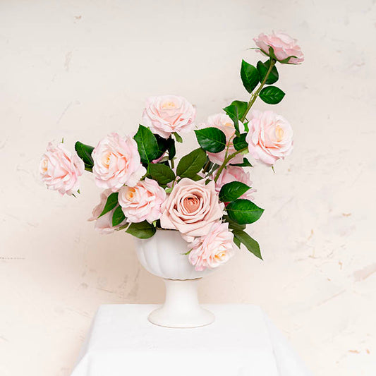 Miller Rose Open Real Touch Pale Pink (9cmDx57cmH)