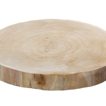 Natural Wood Timber Slice Round Brown (Approx. 25cmx3cmH)