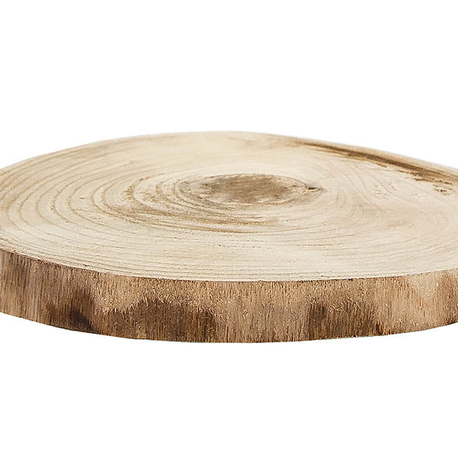 Natural Wood Timber Slice Round (Approx. 34.5cmx4cmH)