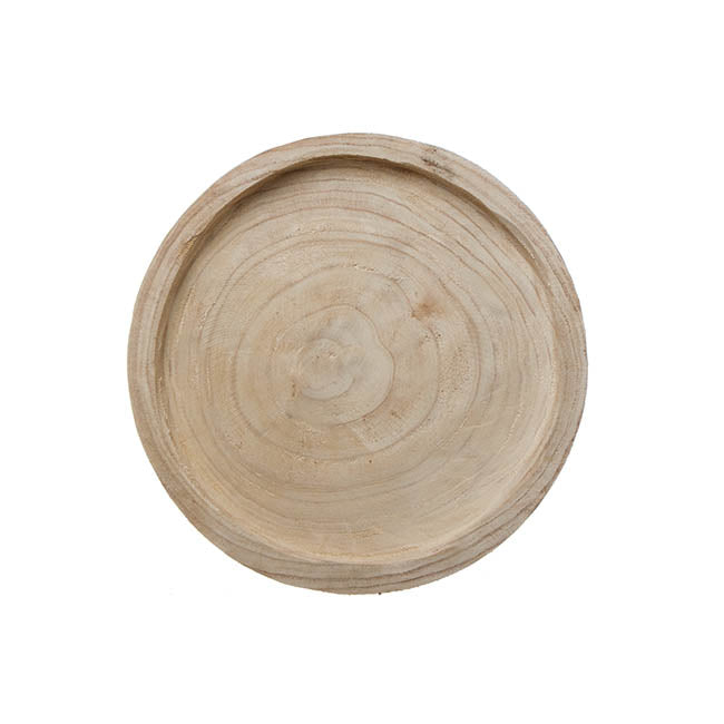 Natural Wooden Tray Round (29cmx4cmH)