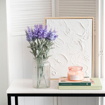 Lavender Bunch 10 Flowers Light Purple (33cmH)