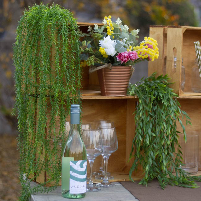 Hanging Plants Grass Bush Green (70cmH)