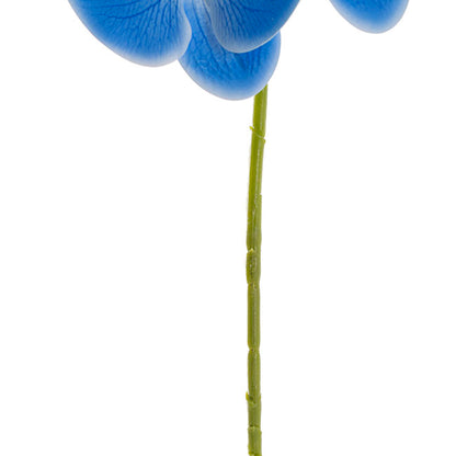 Phalaenopsis Orchid 3D Real Look 9 Flowers Blue (100cmH)
