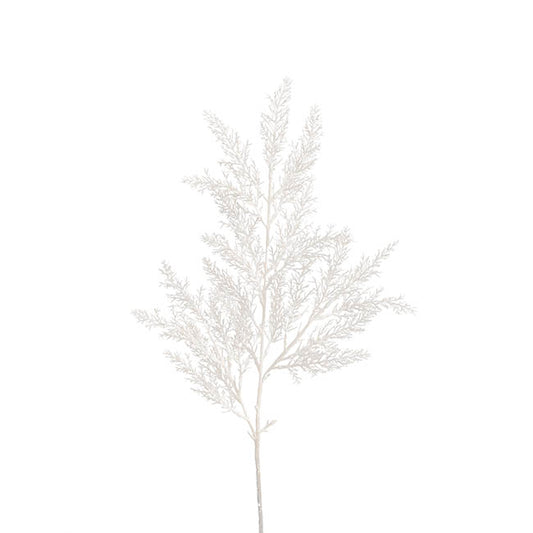 Cypress Fern Spray White (64cmH)